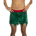 thumbnail image 2 of Mens' Elf Boxer Shorts w/ Hat Crushed Velvet Underwear, 2 of 7