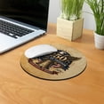 thumbnail image 5 of WIRESTER 7.88 in Round Mouse Pad with Non-Slip Rubber Base for Computers, Laptop, Office & Home - Vintage 250th Anniversary 250 Years of Freedom Patriotic USA 1776-2026, 5 of 5