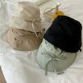 thumbnail image 4 of LinYooLi Lace-up Fisherman Hat Women Blogger Ligweig Windbreak Rope Sunshade Basin Hat Sun Bucket Hat Gorra 모자, 4 of 6