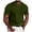 Green, variant on Men's Muscle V Neck Shirts Slim Fit Short Sleeve Casual Tee for Athletic Build Daily Wear, S, Green