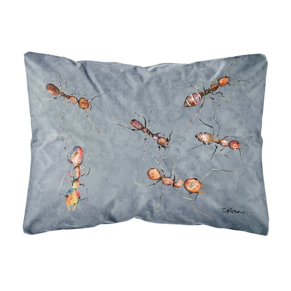 Carolines Treasures 8880PW1216 Ants Canvas Fabric Decorative Pillow, 12H x16W, multicolor