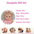 thumbnail image 4 of Babesnug Reborn Baby Dolls, 18" Lifelike Baby Girl Dolls Gift Set for 3+ Year Old Kids,Realistic Newborn Baby Dolls with Soft Body with Light Skin, 4 of 8