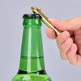 thumbnail image 5 of Lloopyting Church Key Bottle Opener Church Key Opener Green Church Key Can Opener Home Opener Can Opener Whistle Bottle Chain Keyring Key Opener Double Portable Tool Function Kitchen，Dining & Bar Gold, 5 of 9