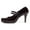 Black, variant on E-421-Jane 4" Heel Double Strap Mary Jane Womans Pump 5 / White