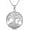 The Tree of Life and the Wolf, variant on Wolf Jewelry Gifts 925 Sterling Silver Wolf Necklace for Women Moonstone Pendant Necklace Women and Wolf Jewelry Birthday Christmas Gifts for Women Mom