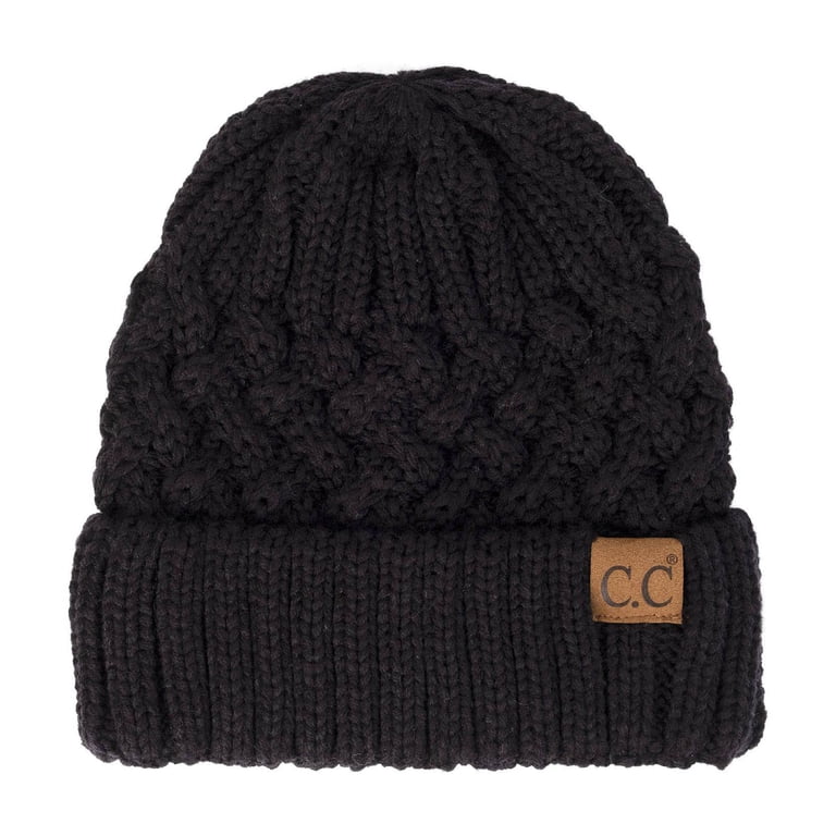CC Classic Winter Fall Trendy Chunky Stretchy Cable Knit Beanie Hat s-l400.jpg main image 3