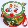 thumbnail image 4 of OUNONA Assorted Color Drum Set for Playing with Strap and Drumsticks Musical Instrument for Toddlers, 4 of 6