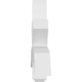 thumbnail image 3 of 96"W x 20"H x 4"D x 4"F, 5/12 Pitch, Davenport Architectural Grade PVC Gable Bracket, 3 of 8