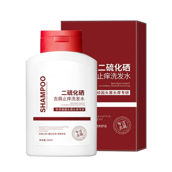 Herunwer Selenium Sulfide Anti Dandruff Shampoo, Eliminates Flakes & Fights Recurring Dandruff & Itchy Scalp, Color Safe Shampoo, 2X Less Breakage, Suitable For All Hair Types