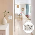 thumbnail image 7 of Yayeee Toggle Light Switch Wall Plate 2-Gang 4.56"x4.48" Decorative Outlet Cover, Black Cute Cats, 7 of 7