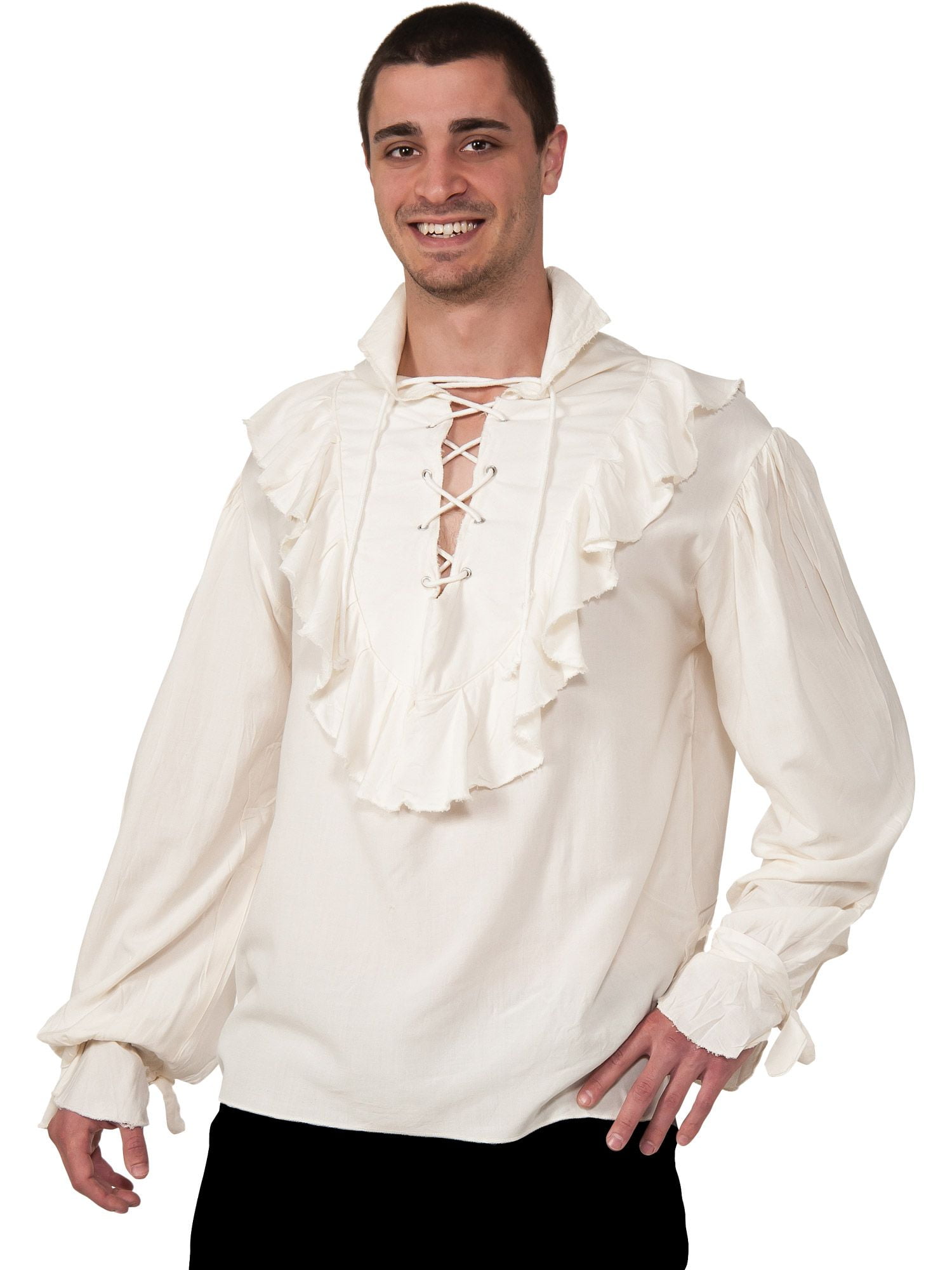 Halloween Pirate Ruffle Shirt Costume Juniors Soft T Shirt
