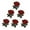 Red, variant on Under $1 Rose Embroidered Patch, 6-Piece Rose Embroidery Patches - Iron-On Fabric Appliques for Clothing/Denim Diy Decoration, Sew-On Applique, Red, by Goohae