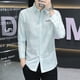thumbnail image 4 of Ropa formal de negocios de manga larga para oficina, camisa y blusa para hombre, vestido de verano con botones, moda 2024, blusa informal de diseñador para hombre, 4 of 4