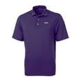 thumbnail image 2 of Men's Cutter & Buck Purple NYU Violets Virtue Eco Pique Recycled Polo, 2 of 3
