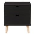 thumbnail image 6 of Furniture of America Enora Adult Modern 2-Drawer Nightstand, Cappuccino, 6 of 9