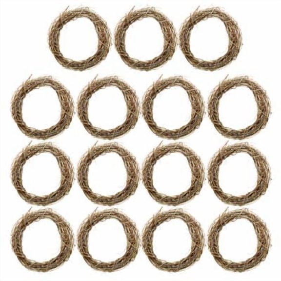15 Pack: 18" Natural Grapevine Wreath by Ashland - Ready-to-Decorate Rustic Home Decor for Weddings, Birthdays, Parties, and Holidays