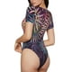 thumbnail image 2 of Balery Fireworks2 Body de cuello redondo de manga corta para mujer Tops de manga corta Tops básicos-Medium, 2 of 7
