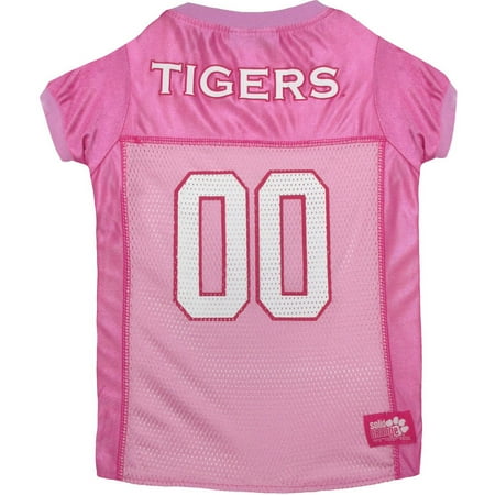 Clemson Tigers Dog Jersey - Pets First College Clemson Tigers Pet Pink Jersey, 4 Sizes Available