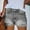 Gray, variant on GZWYHT Jeans for Women Shorts for Women Shorts Hole Women High Slim Summer Jeans Pants Waist pants Pants Jean Shorts Womens Lounge Pants Women Black L