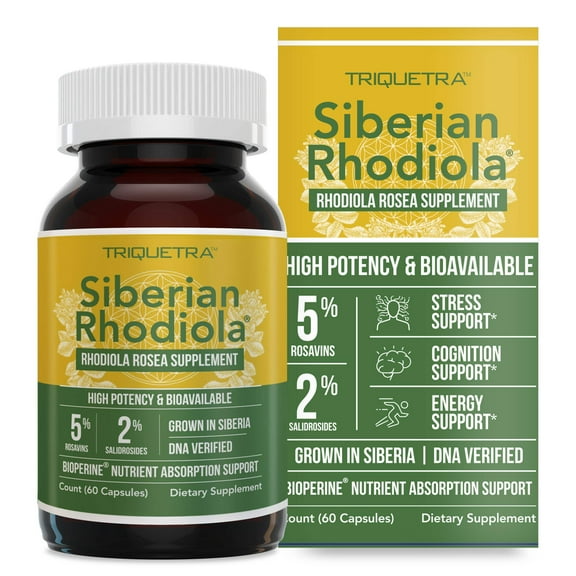 Triquetra Health Siberian Rhodiola (Rhodiola Rosea Extract)