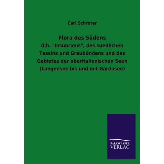 Flora Des Sudens (Paperback)