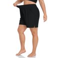thumbnail image 6 of Sociala Women's Plus Size Swim Shorts High Waisted Bathing Suits Bottoms Tankini Trunks with Pockets, 6 of 7