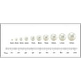 thumbnail image 2 of ADDURN 6-7mm Grey Perfect Round High-Luster Freshwater Pearl 14kt Yellow Gold Stud Earrings, 2 of 2