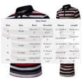 thumbnail image 3 of COSFO Summer Men Polo Shirts Short Sleeve Striped Performance Graphic Tees Collared Casual Slim Fit Lightweight Pullover Tops, 3 of 7