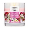 Find Your Happy Place Scented Jar Candle Wrapped In Your Arms Blush Rose and Magnolia,7 oz