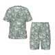 thumbnail image 1 of Balery Hand Drawn Chickens Conjunto de Pijama Infantil de Manga Corta con Estampado – Ropa de Dormir de Algodón Suave-Medium, 1 of 6