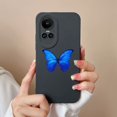 thumbnail image 1 of Cases For Oppo Reno 10 Pro 5G Heart Butterfly Full Protection Soft Liquid Silicone Black Phone Cover For Oppo Reno10Pro Funda TYB11 OPPO Reno 10, 1 of 6