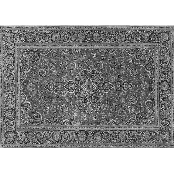 Ahgly Company Indoor Rectangle Persian Gray Traditional Area Rugs, 2' x 4'
