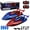 4 Batteries, variant on Tigozz Remote Control Boats 2 Pack, 2.4GHz Red and Blue Spider RC Racing Boat Set with 2 Batteries, Pool and Lake Water Toys for Kids Ages 6+