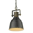 thumbnail image 5 of Wry Lighting Quarry 1-light Pendant in Antique Black Iron, 5 of 6