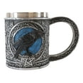 thumbnail image 6 of Ebros Moonlight Raven With Celtic Tribal Tattoo Drinking Mug Cup 6.25"W, 6 of 7
