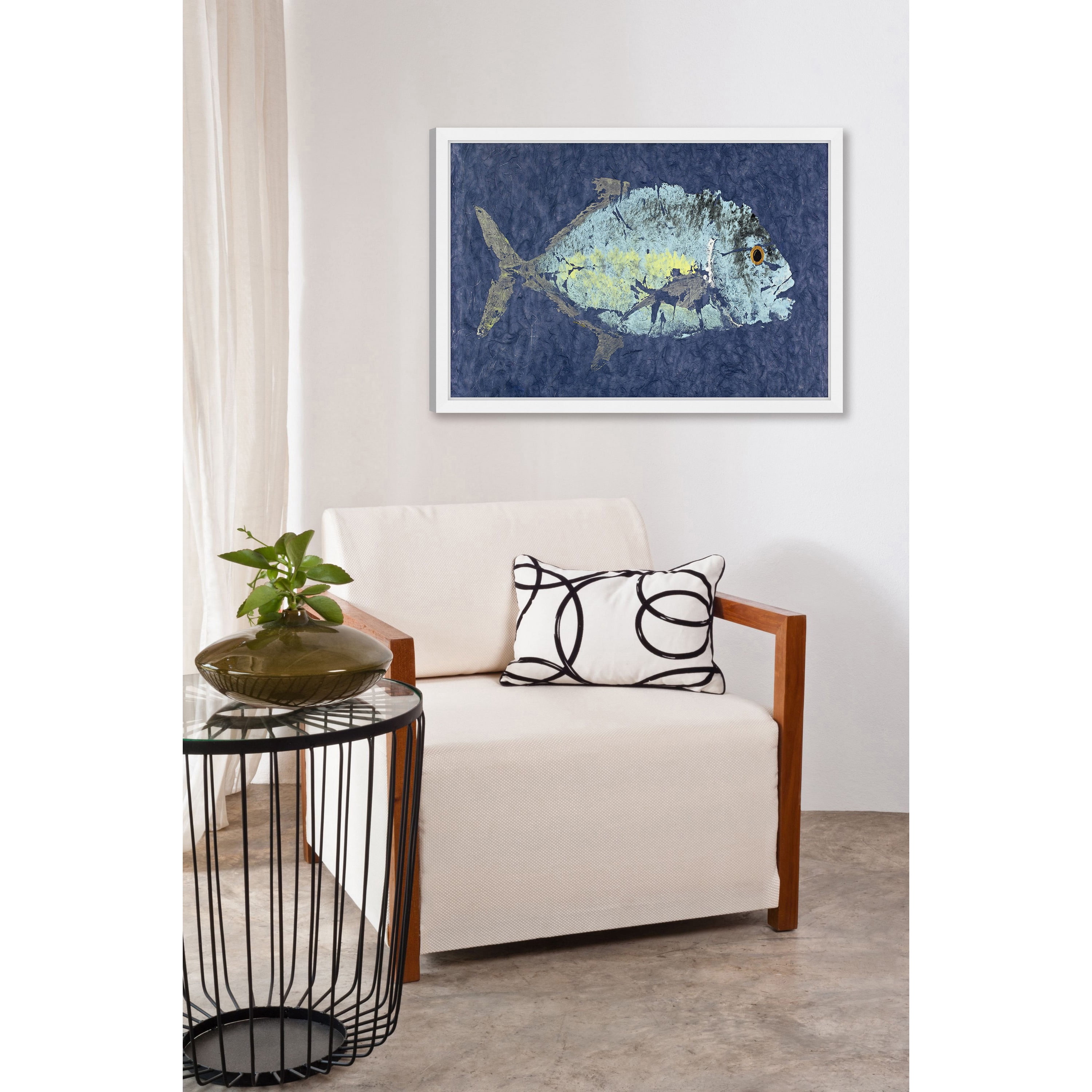 "Trevally" by Warren Sellers Framed Painting Print