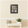 thumbnail image 2 of ArtToFrames Collage Photo Picture Frame with 9 - 2.5x3.5 Openings, Framed in Black with Chestnut and Black Mats (CDM-3926-213), 2 of 8