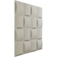 thumbnail image 2 of Ekena Millwork 19 5/8"W x 19 5/8"H Baile EnduraWall Decorative 3D Wall Panel, UltraCover Satin Blossom White (12-Pack for 32.04 Sq. Ft.), 2 of 6