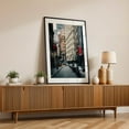 thumbnail image 2 of Nassau Street, FiDi - Manhattan New York Photography Black Framed Wall Art Print 12 x 18 inches, 2 of 8