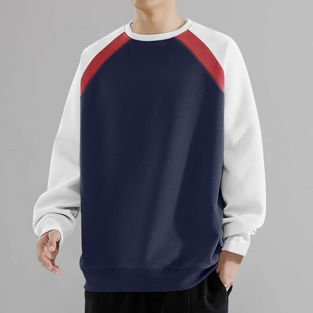 pstuiky Camisas de invierno de manga larga para hombre, Camiseta de manga larga con botones y estampado vintage para hombre, sin capucha camisetas de hombre m