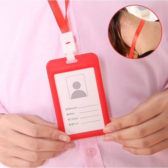 Product Classification Business Card Holder 2 | Product Title Portable Colorful Strap Holder Name ID Neck Employee Card Lanyard & Stationery | Platform Competitor Title Card Name ID Employee Colorful