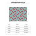 thumbnail image 5 of Rateoe Watermelon Pattern Flannel Throw Blanket, Ultra-soft Blanket for Bed, Couch, Car, Hypoallergenic Anti-pilling blanket-80"x60"(Horizontal), 5 of 6