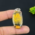 thumbnail image 2 of Bumblebee Jasper Gemstone 925 Sterling Silver Jewelry Pendant 2.05", 2 of 2