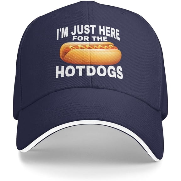 I'm Just Here for The Hotdogs Hat Baseball Cap