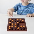 thumbnail image 2 of Juego de Tic Tac Toe, Batalla de Educación Temprana, Juego de Mesa de Juguete de Ajedrez Hecho a Mano para Interiores Y Exteriores, Entretenimiento Pa, 2 of 9