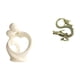 thumbnail image 1 of Estatua abstracta,Estatua de resina para decoración del hogar,escultura de pareja,Escultura china,Minifigura china de latón para decoración de escritorio,Adorno de mesa en miniatura china de, 1 of 8