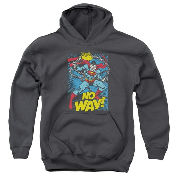 Dc - No Way - Youth Hooded Sweatshirt - Medium