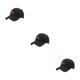 thumbnail image 4 of Gorra de béisbol Minnieouse Tapa dura de poliéster Etiqueta roja negra Talla única, 4 of 6