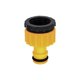 thumbnail image 1 of Sailing Fontainebleau Plástico 3/4' y 1/2' BSP 2 en 1 Boquilla de manguera Conector de grifo de flujo roscado Adaptador de grifo roscado Paquete de 2, 1 of 5