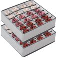 thumbnail image 2 of Caja de almacenamiento para sujetadores y calcetines, organizador de ropa interior, armario, cajón, 2 of 4